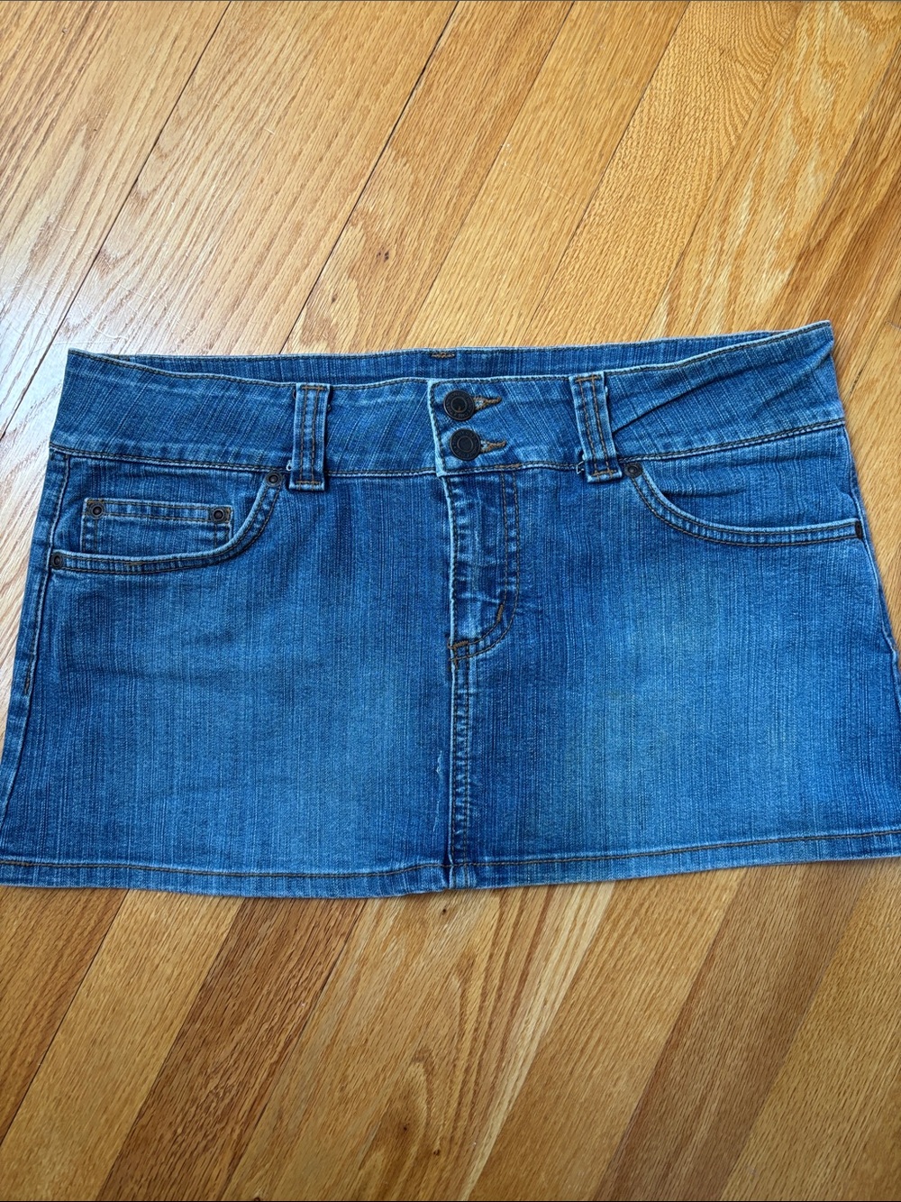 Denim Mini Skirt